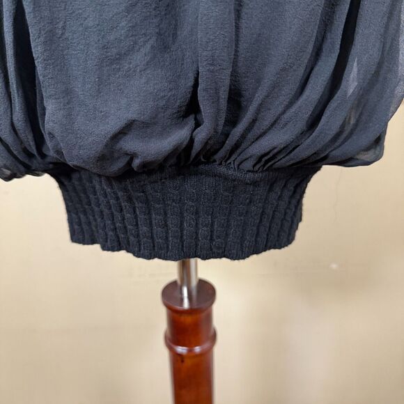 Jo No Fui Black Sleeveless Balloon Hem Dress Size S - Picture 3 of 8